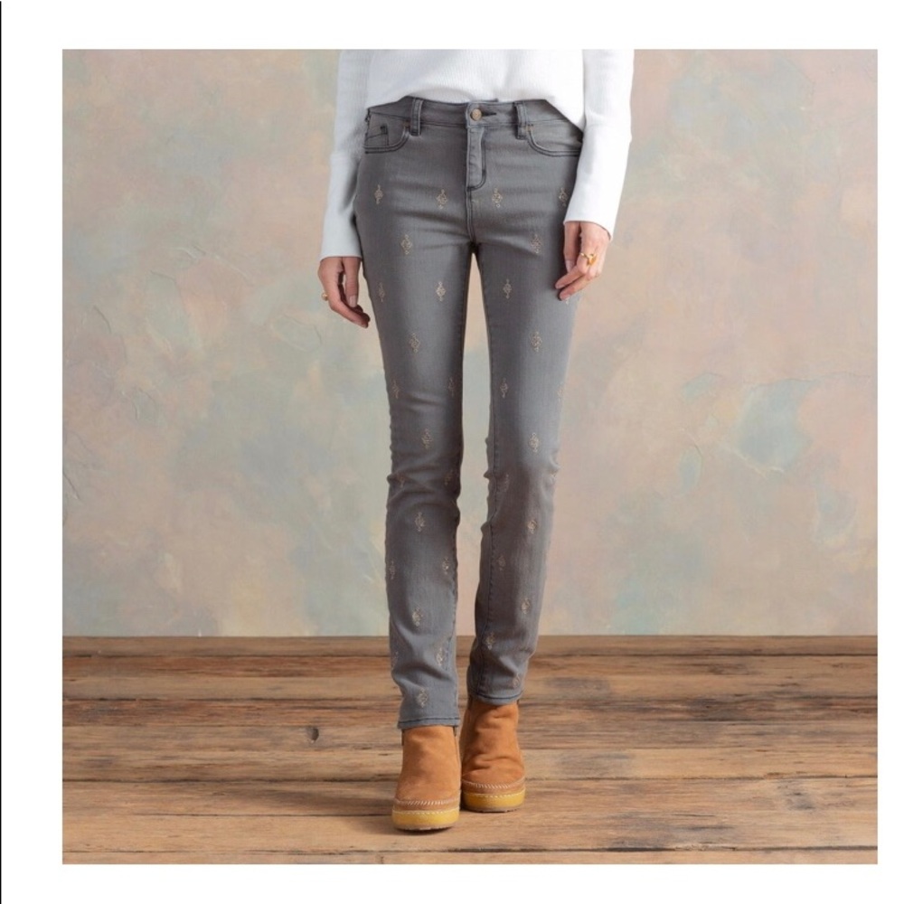 Driftwood Primrose Party jeans, NWT